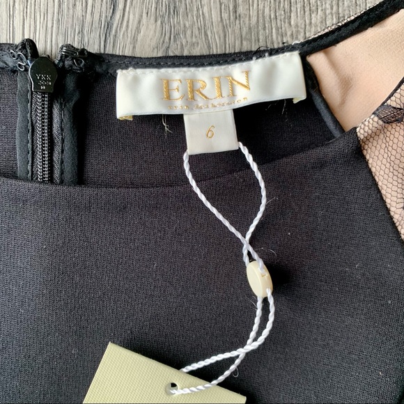 NWT Erin by Erin Fetherston Lace Cap Sleeve Sheath Dress - Picture 3 of 15